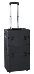 Black Aluminum Otoplastic Trolly with Wheels