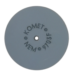 Rubber Polisher Wheelshape for High Gloss Polishing Titanium--Grey