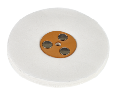Buffing Wheel with Leather Centre, 100 mm