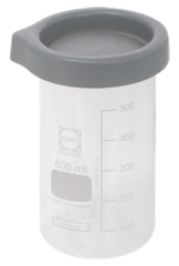 Cleansing Glass Beaker with Lid for Ultrasonic Cleaning Device 600 ml