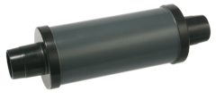 Round Sound Damper for Installation in the Suction Hose