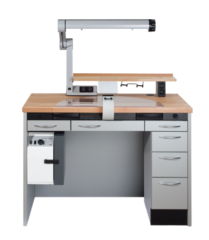 Premium Suction Unit Workbench with Safety Screen and LED Light