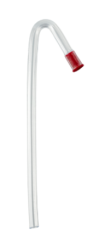 Transparent Flex Tube with Red Anchor