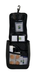 Cleaning and Drying Set for BTE Earmolds in Travel Bag with Wipe