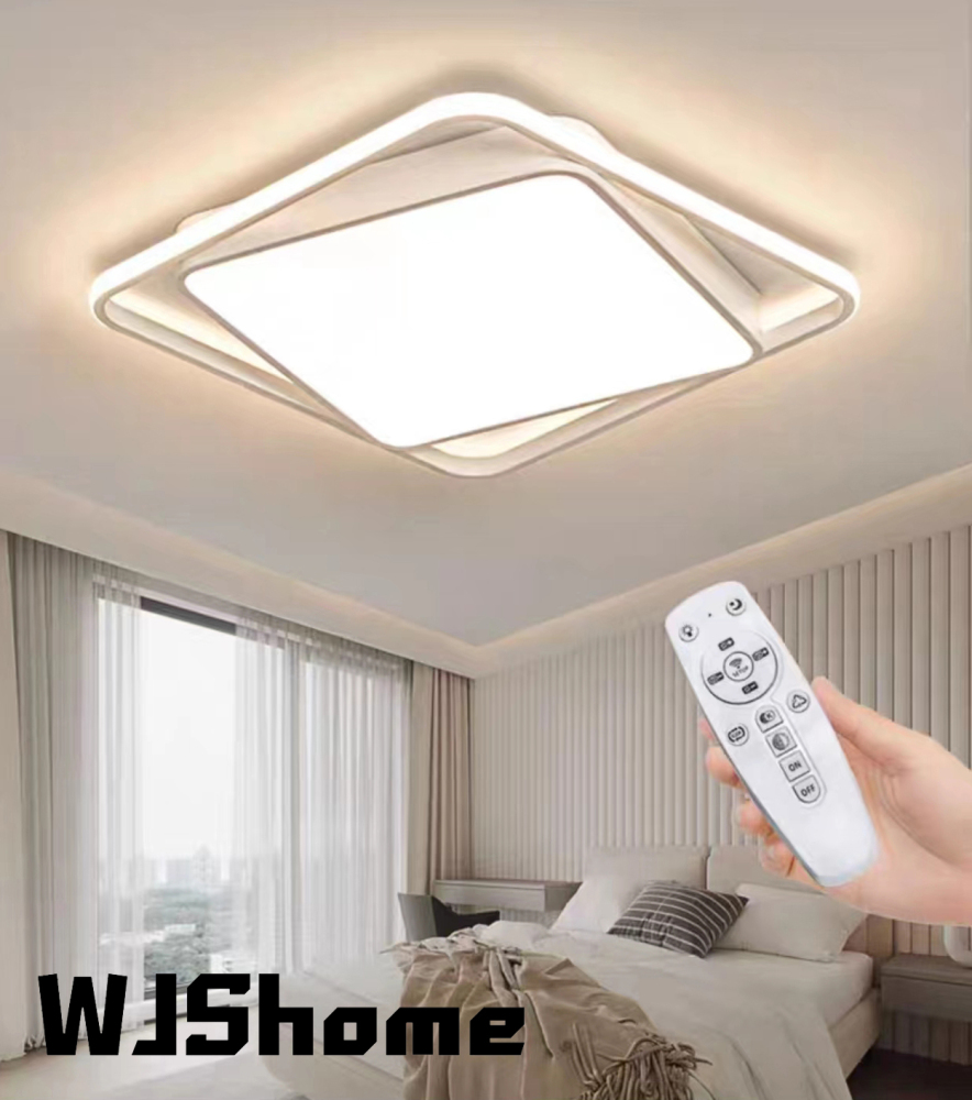 WJShome Square Double-Layered LED Ceiling Light