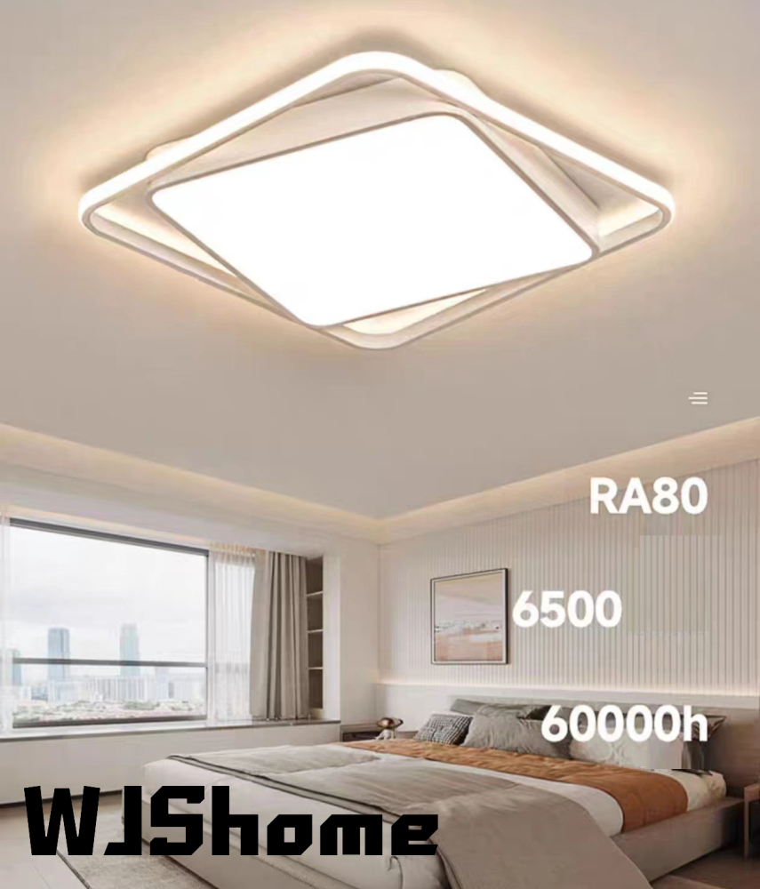 WJShome Square Double-Layered LED Ceiling Light