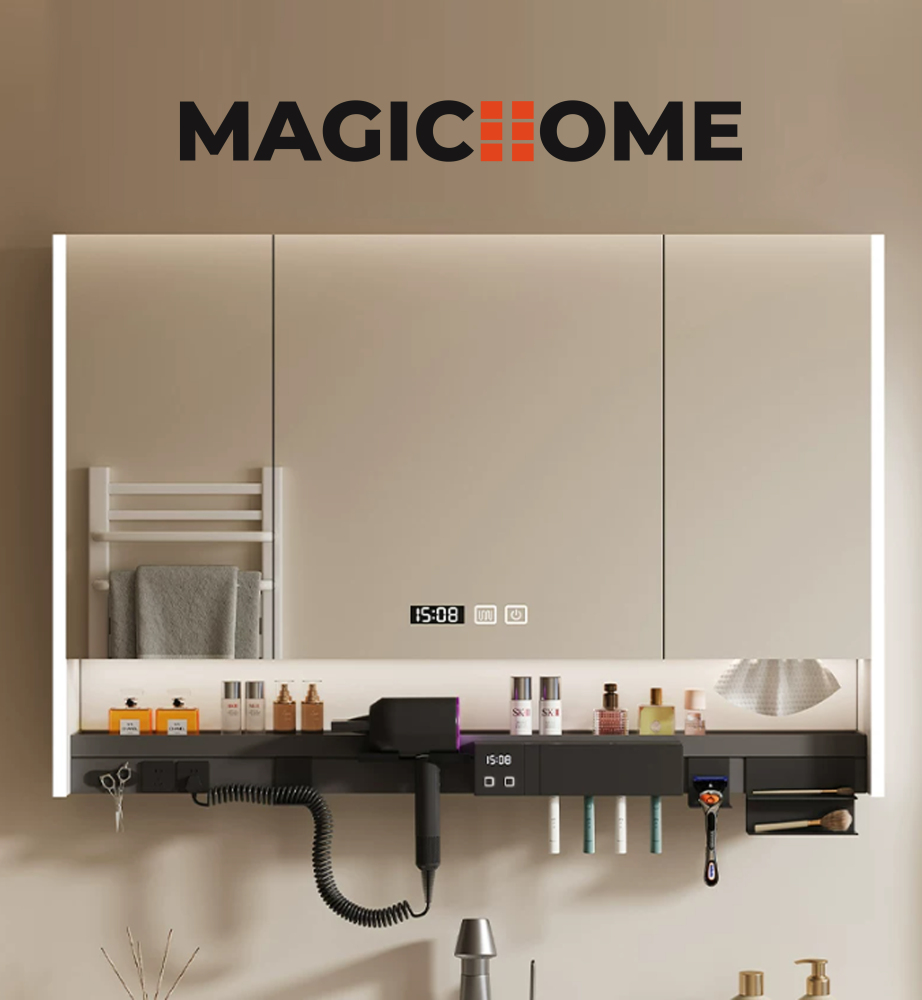 MAGICHOME Bathroom Mirror Cabinet