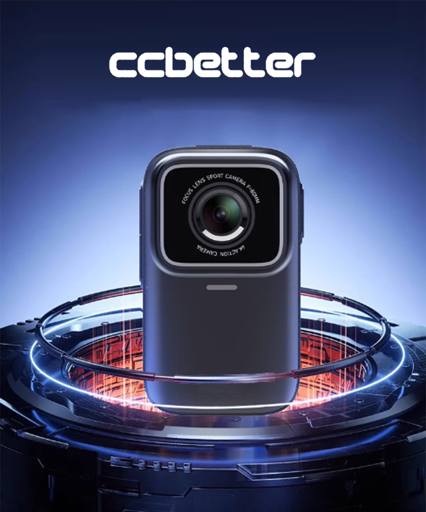 CCBETTER Ultra-Portable 4K Action Camera
