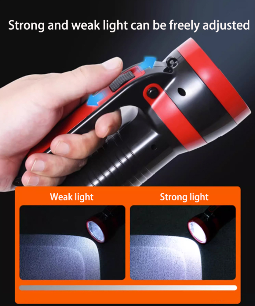 SKYULE Rechargeable LED Spotlight Flashlight