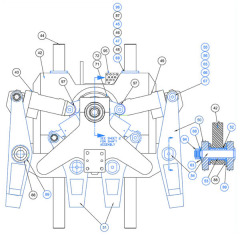 Tamping Unit Parts Mainline 09-32 Super C.A.T.,QM Track Equipment Co.,Ltd._Tamping Machine_railway-maintenance.com,Tamping Unit Parts Mainline 09-32 Super C.A.T.