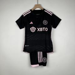 23-24 Inter Miami CF Away Kids Kit Shirt+Short Soccer Jersey