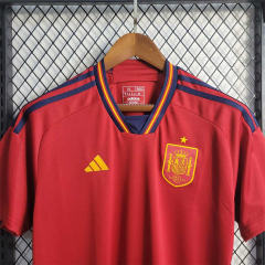 2022 Spain   World Cup Home Fan Edition Soccer Jersey