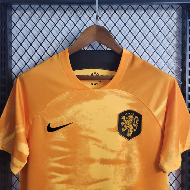 2022 Netherlands  World Cup Home Fan Edition Soccer Jersey