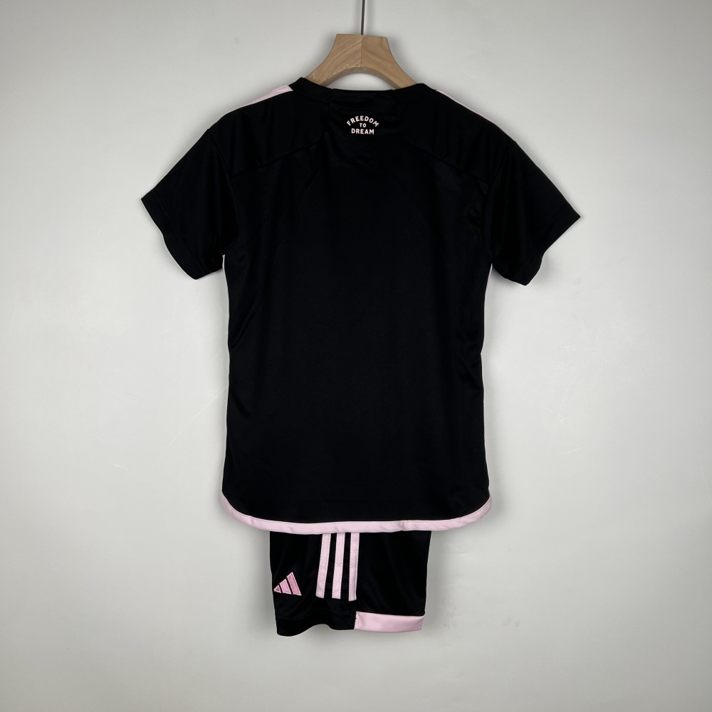 23-24 Inter Miami CF Away Kids Kit Shirt+Short Soccer Jersey