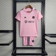 23-24 Inter Miami CF Home Kids Kit Shirt+Short Soccer Jersey