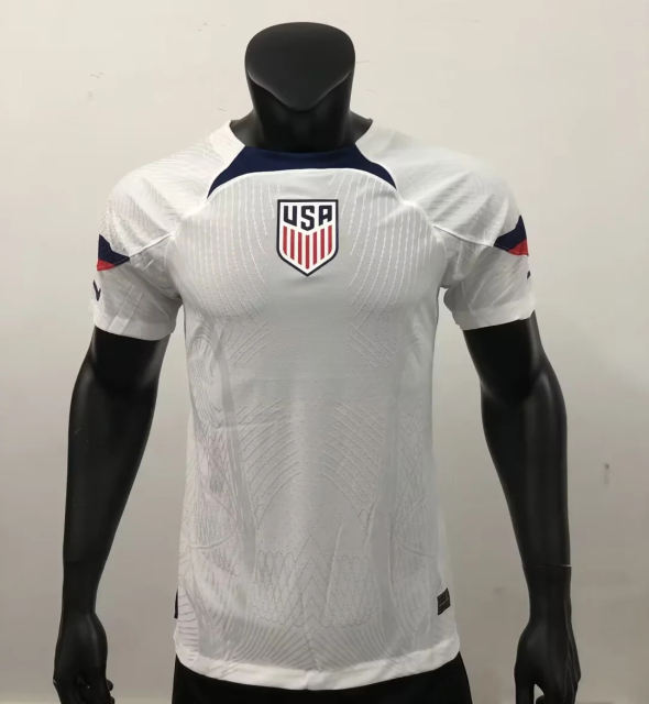2022 US  World Cup Home Player Edition Soccer Jersey
