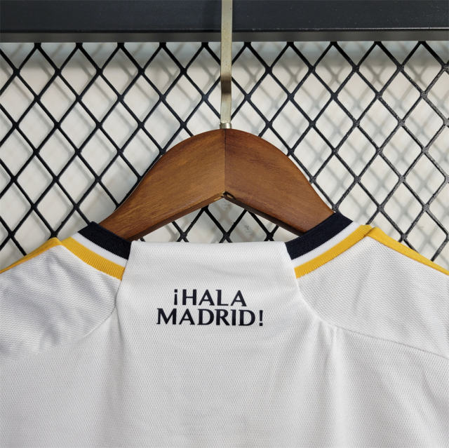 23-24 Real Madrid Home Kids Kit Jerseys
