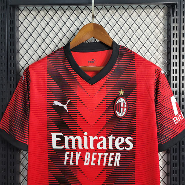 23-24 AC Milan Home Fan Version