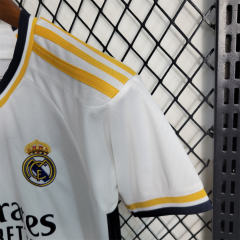 23-24 Real Madrid Home Kids Kit Jerseys