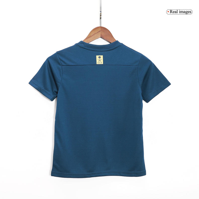 23-24 Al-Nassr Victory Away Kids Kit (Jersey+Shorts)