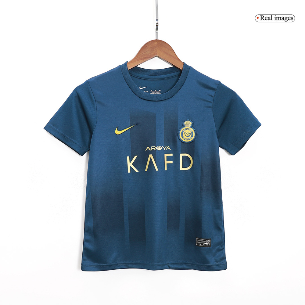 23-24 Al-Nassr Victory Away Kids Kit (Jersey+Shorts)