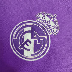 16-17 Real Madrid Away Retro Purple Jersey Long Sleeve