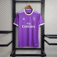 16-17 Real Madrid Away Retro Purple Jersey
