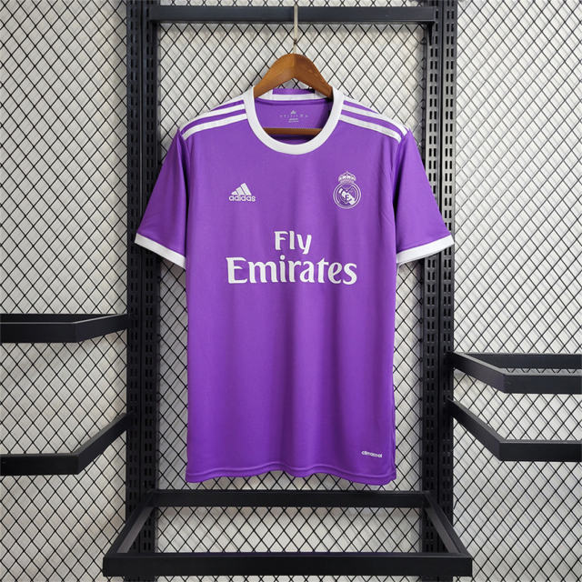 16-17 Real Madrid Away Retro Purple Jersey