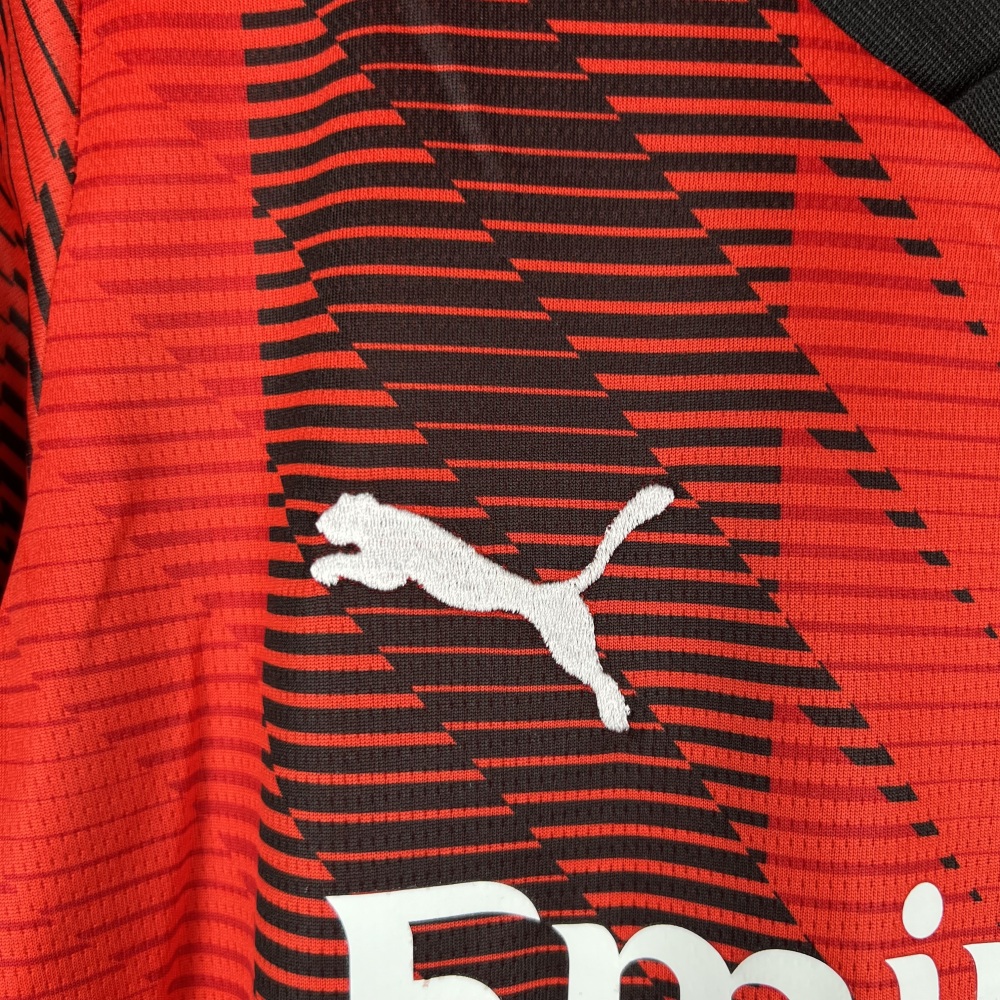 23-24 AC Milan Home Jersey Kids Kit(Jersey+Shorts)