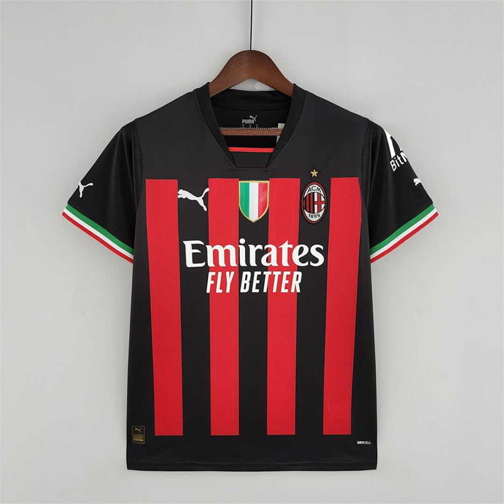 22-23 AC Milan Home Fan Version Jersey