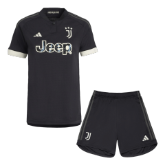 23-24 Junventus Third Away Kids Kits(Jersey+Shorts)