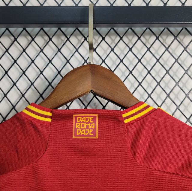 23-24 Roma Home Kids Kit Jersey+Shorts 2023/24