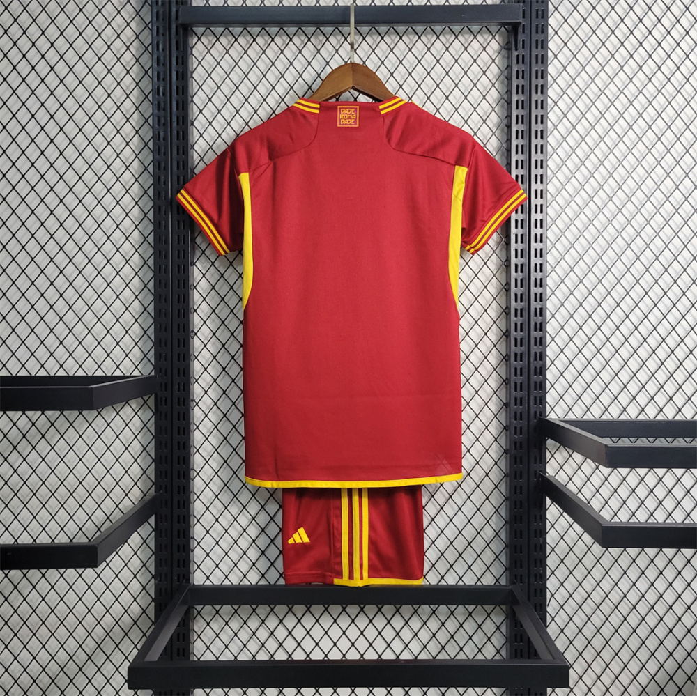 23-24 Roma Home Kids Kit Jersey+Shorts 2023/24