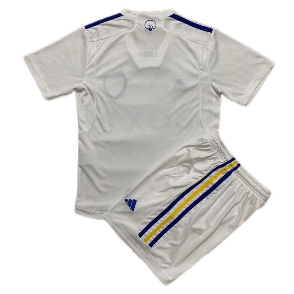 23-24 Leeds United Home Kids Kit Jersey+Shorts