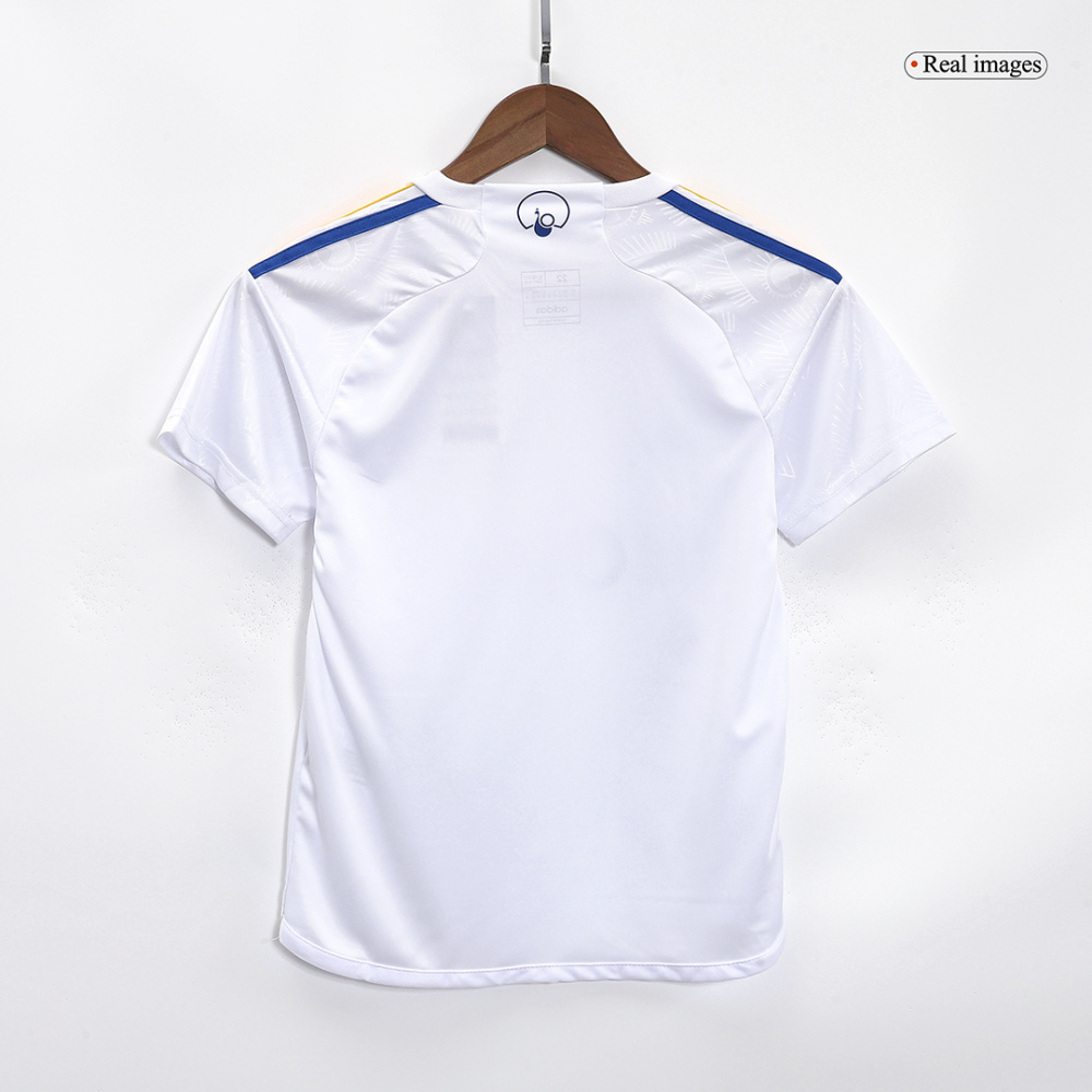 23-24 Leeds United Home Kids Kit Jersey+Shorts
