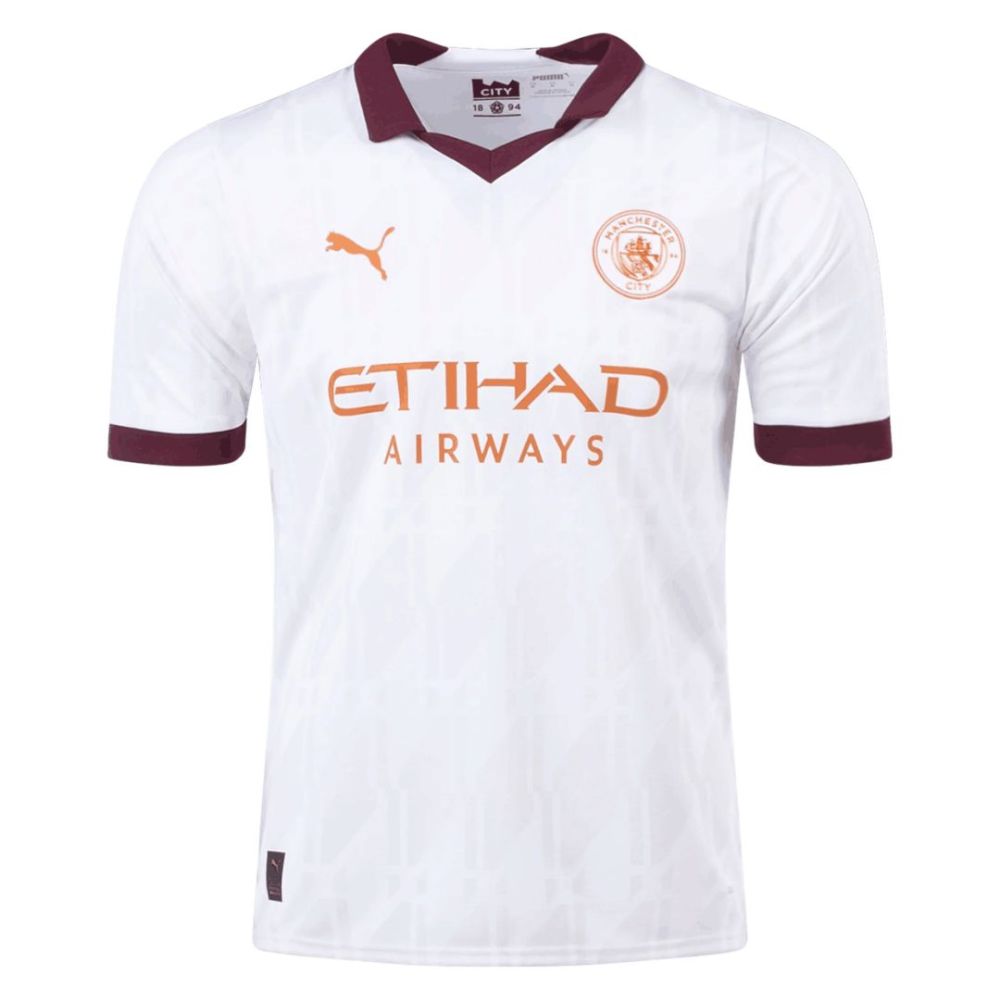 23-24 Manchester City Away Kit Jersey+Shorts