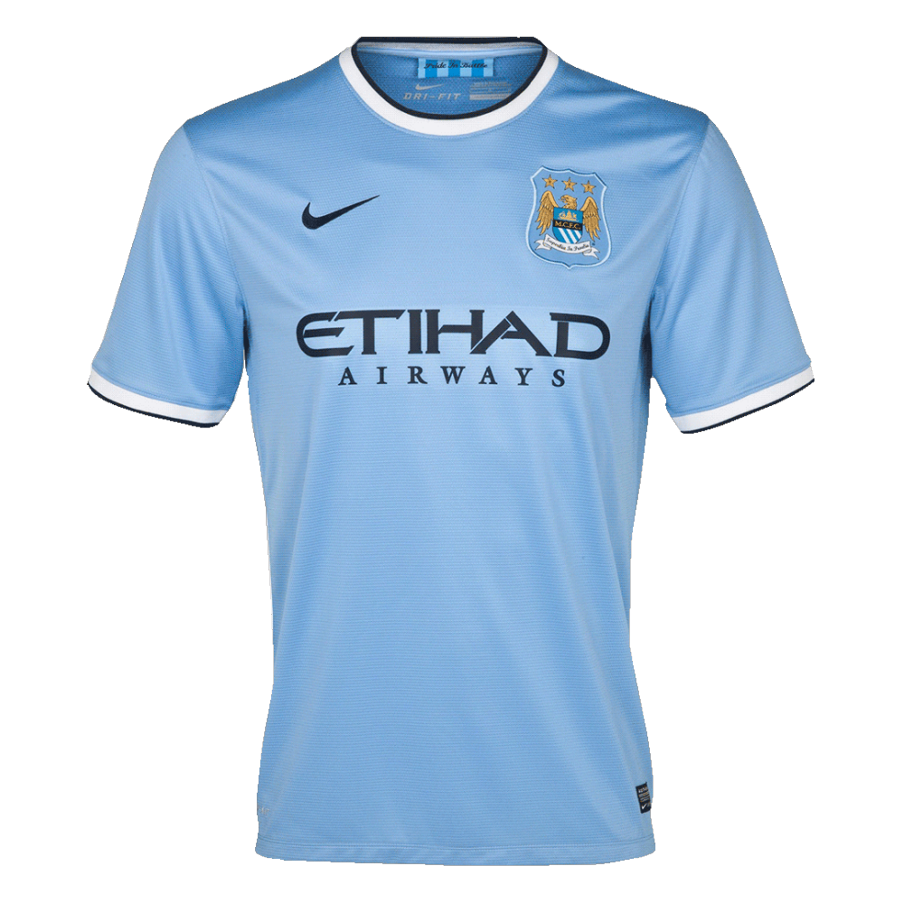 2013-2014 Manchester City Home Retro Jersey