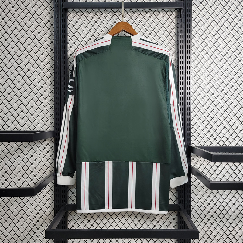 23-24 Manchester United Away Jersey Long Sleeve