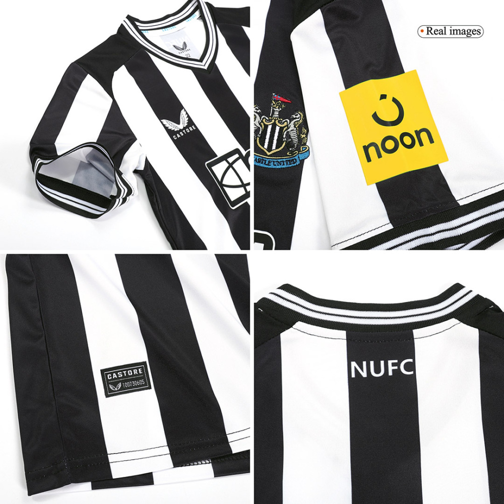 23-24 Newcastle United Home Kids Kit Jersey+Shorts
