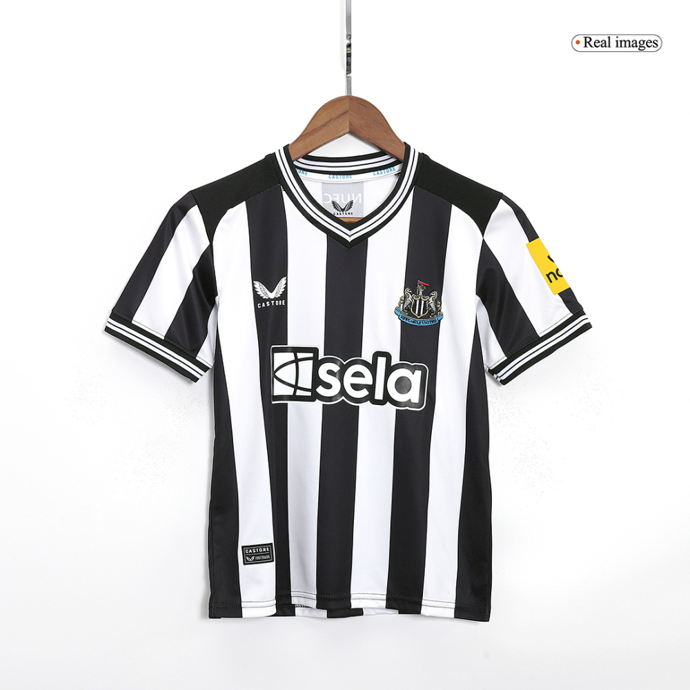 23-24 Newcastle United Home Kids Kit Jersey+Shorts