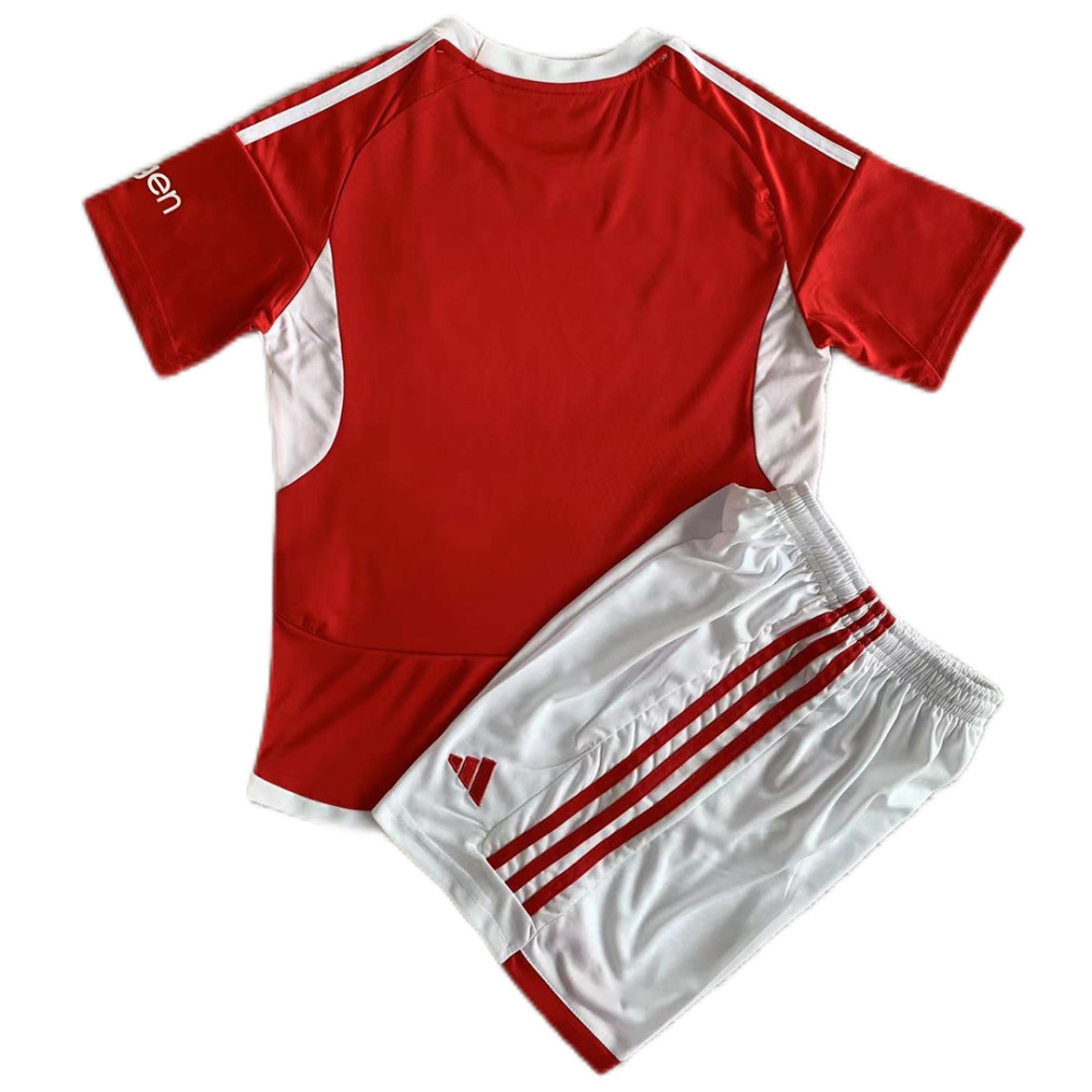 23-24 Nottingham Forest Home Kids Kit Jersey+Shorts