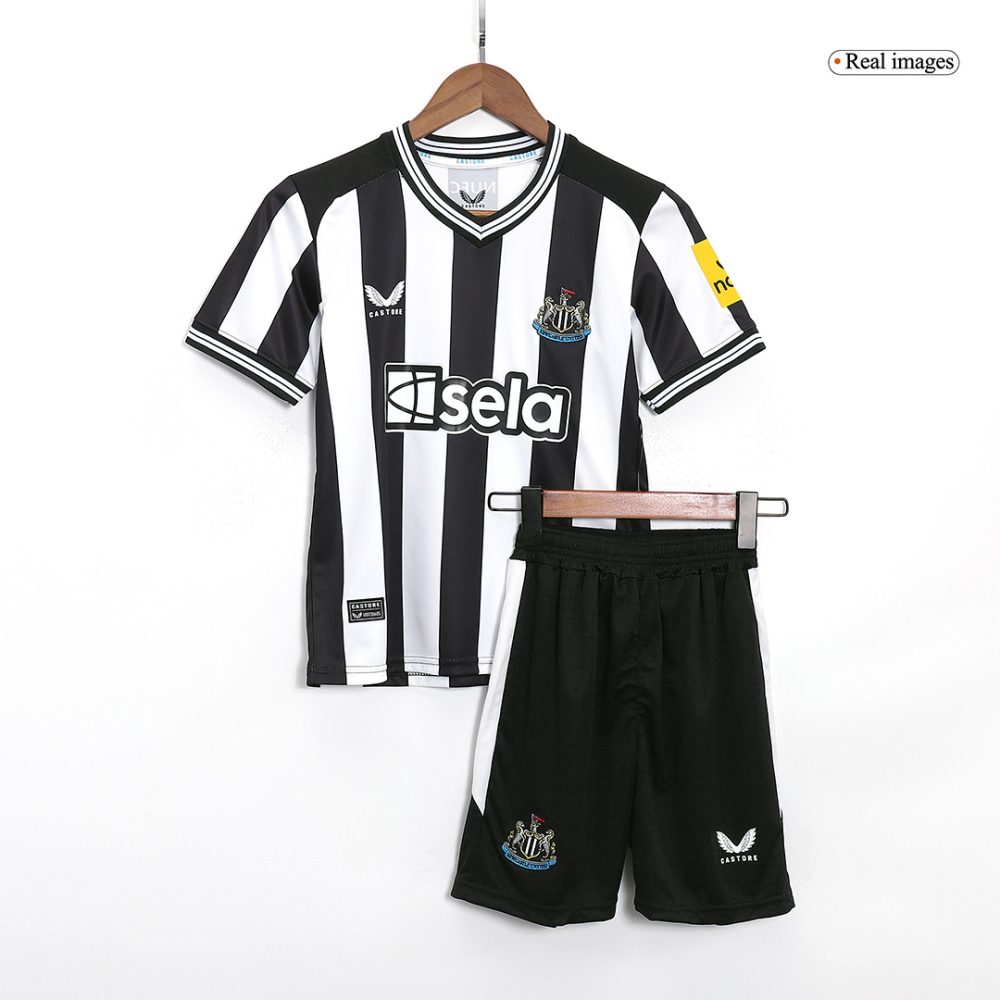 23-24 Newcastle United Home Kids Kit Jersey+Shorts