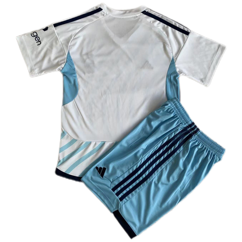 23-24 Nottingham Forest Away Kids Kit Jersey+Shorts