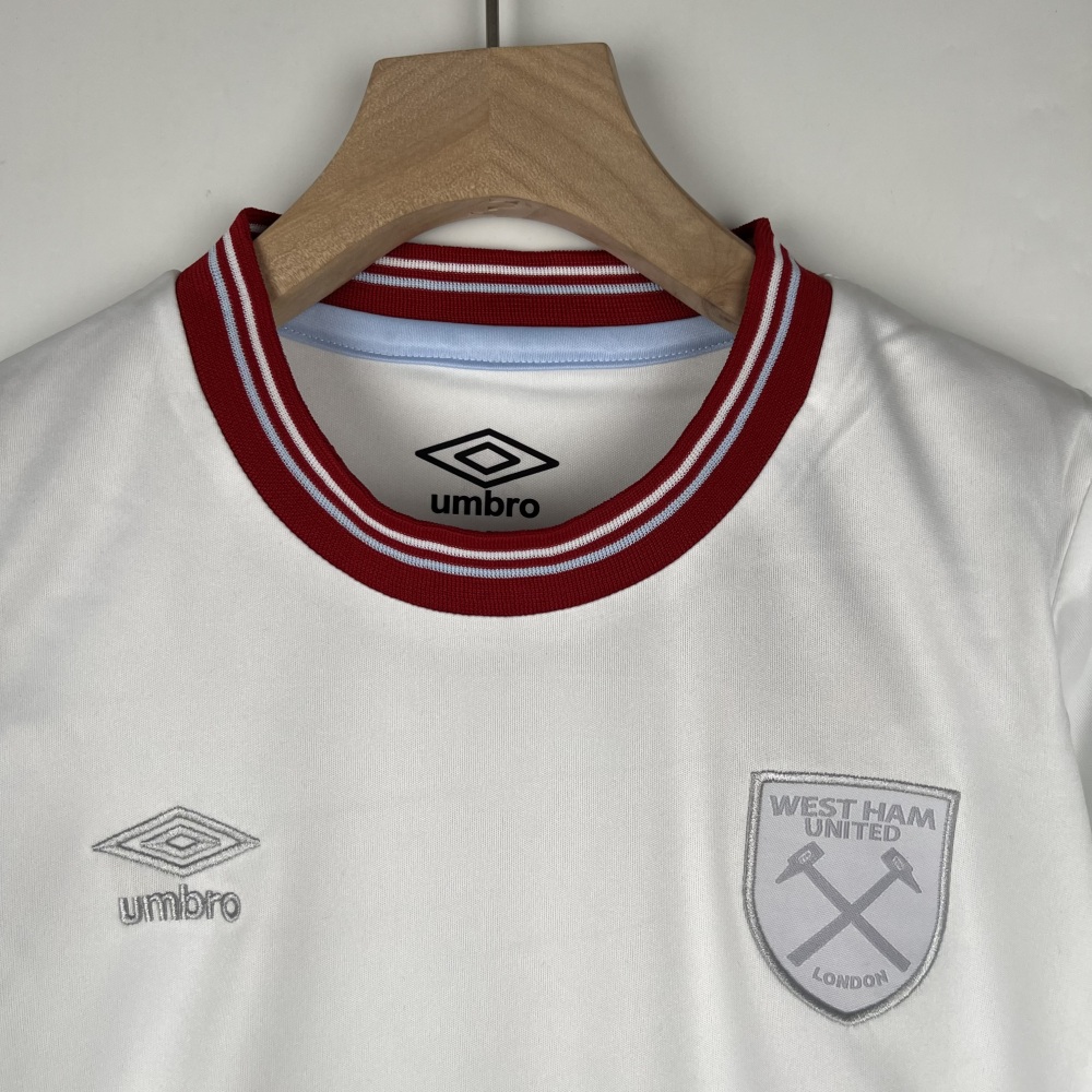 23-24 West Ham United Kids Kit Jersey+Shorts