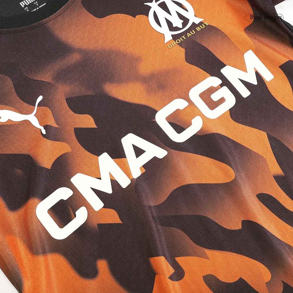 23-24  Marseille Third Away Jerseys Player Version