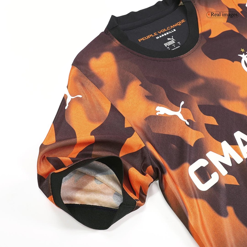 23-24  Marseille Third Away Jerseys Player Version