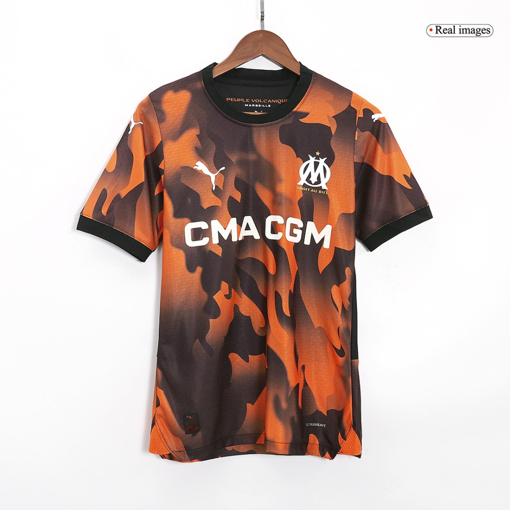 23-24  Marseille Third Away Jerseys Player Version