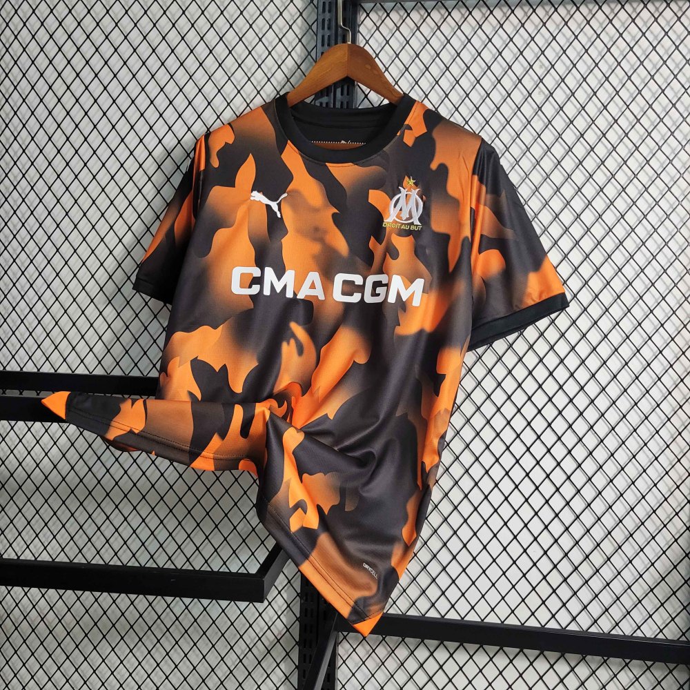 23-24  Marseille Third Away Jerseys Fan Version