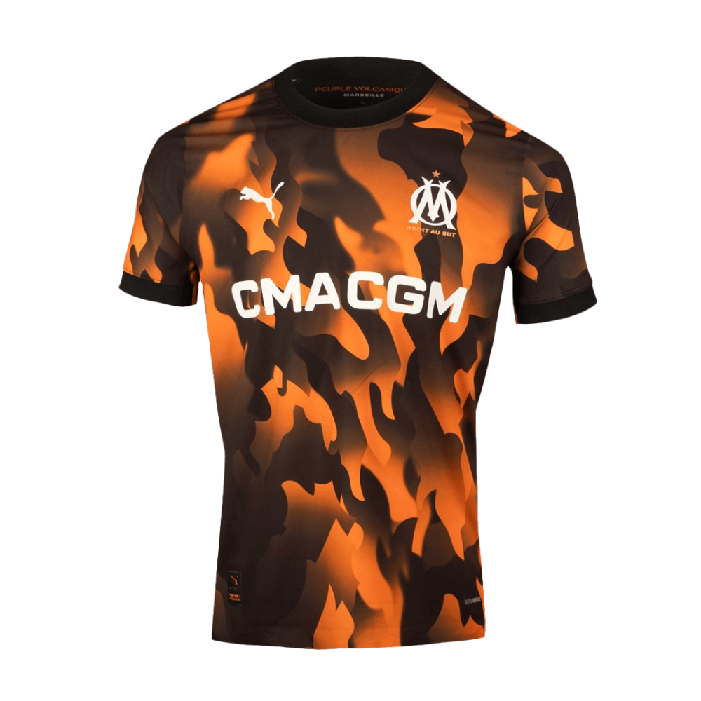 23-24  Marseille Third Away Jerseys Player Version