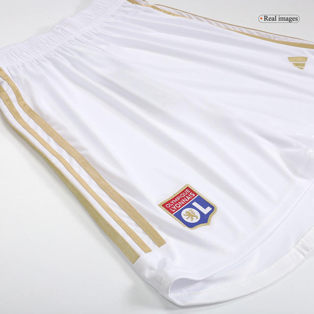 23-24 Olympique Lyonnais Home Shorts